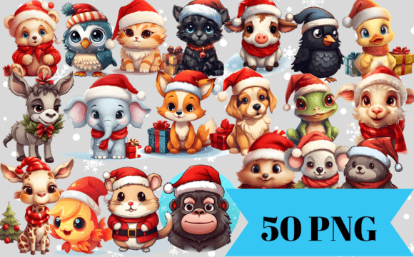 Review: Christmas Animals Illustrations for Holiday Embroidery