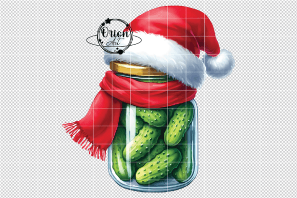 Review: Christmas Canned Pickles Clipart PNG Illustrations