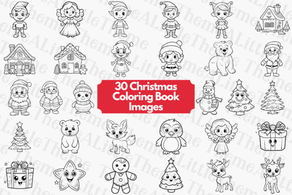 Reviewing 30 Festive Christmas Coloring Images for Embroidery
