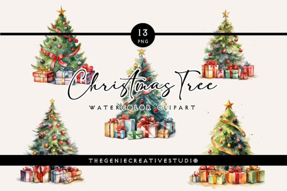 Watercolor Christmas Tree PNG Clipart: A Designer’s Review