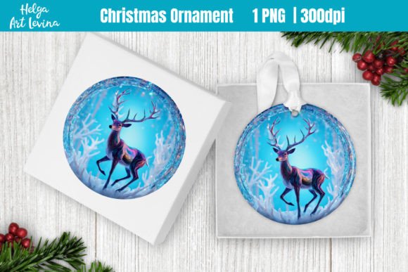 Winter Deer Sublim: Festive Illustrations for Brands